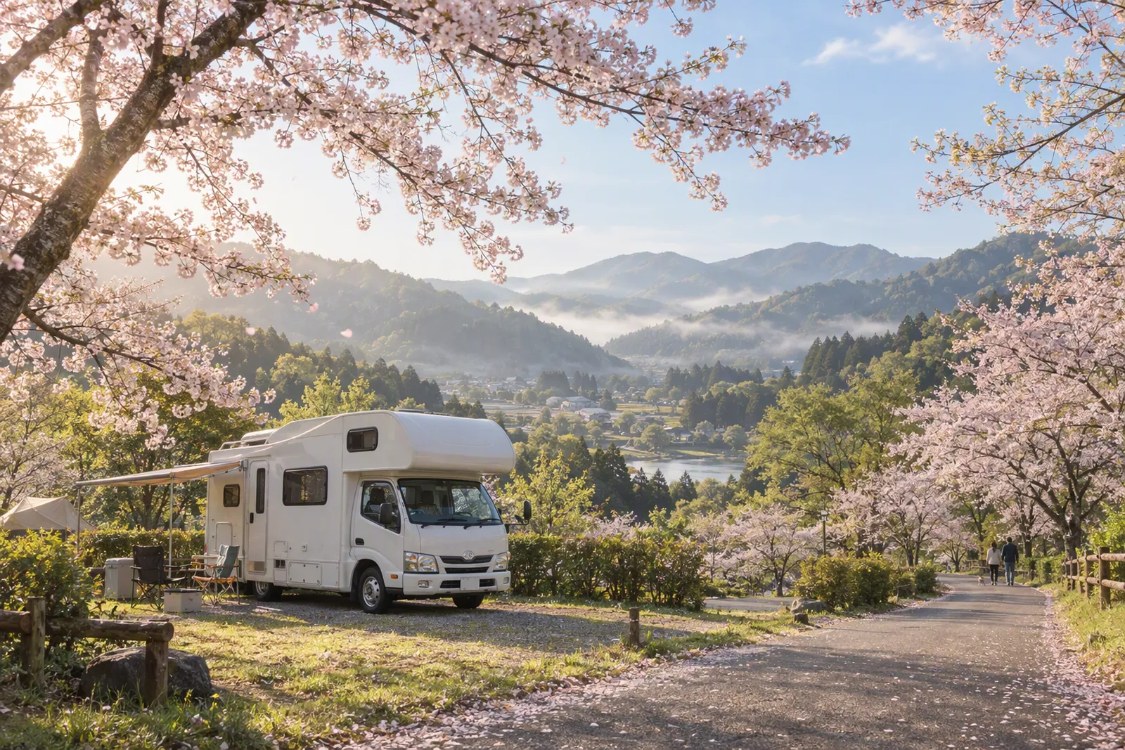 春のキャンピングカー旅行 桜と新緑、ゴールデンウィークを楽しむ計画のコツ